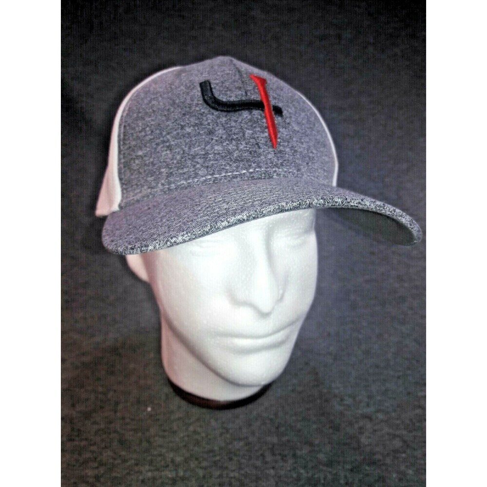 Ouray Sportswear Short Par 4 Adjustable Golf Hat Cap Grey & White New With Tags
